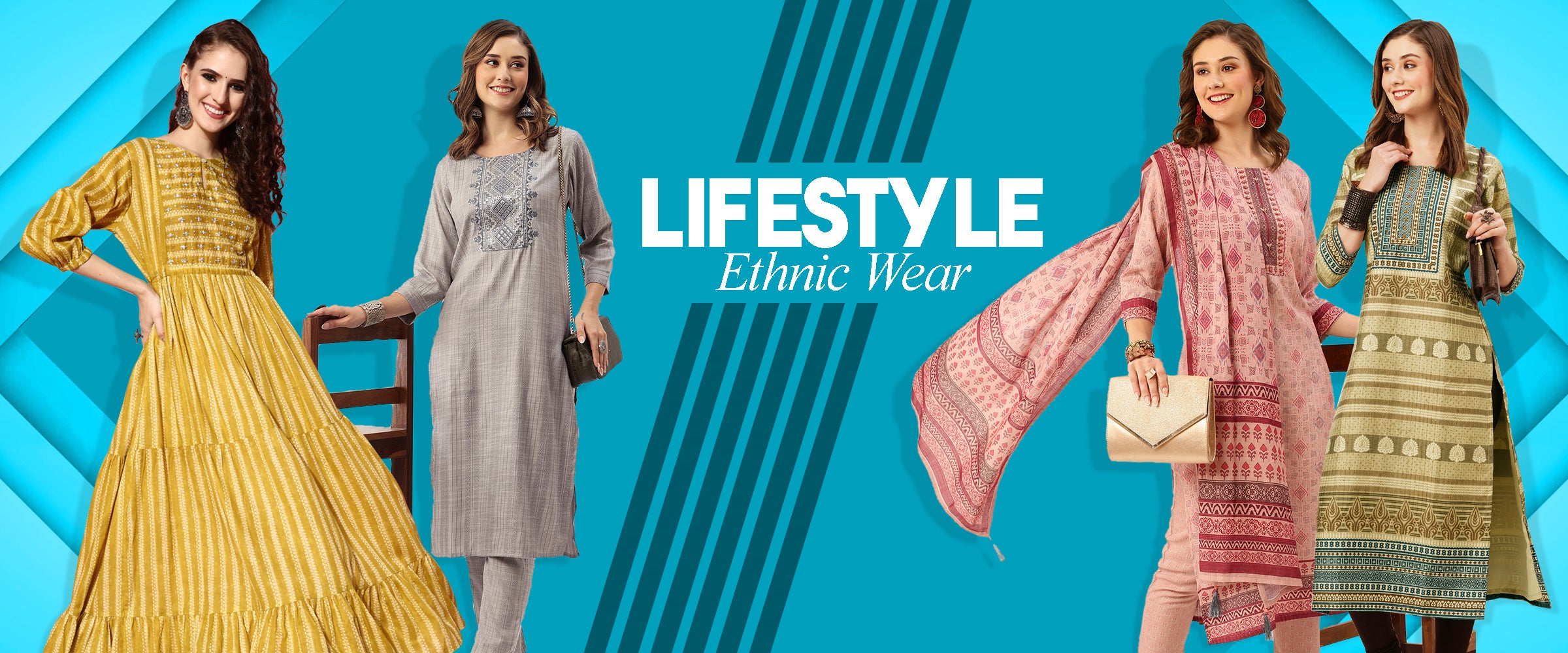 Ethnic Wear Kurta Sets - Timeless Elegance and Modern Style