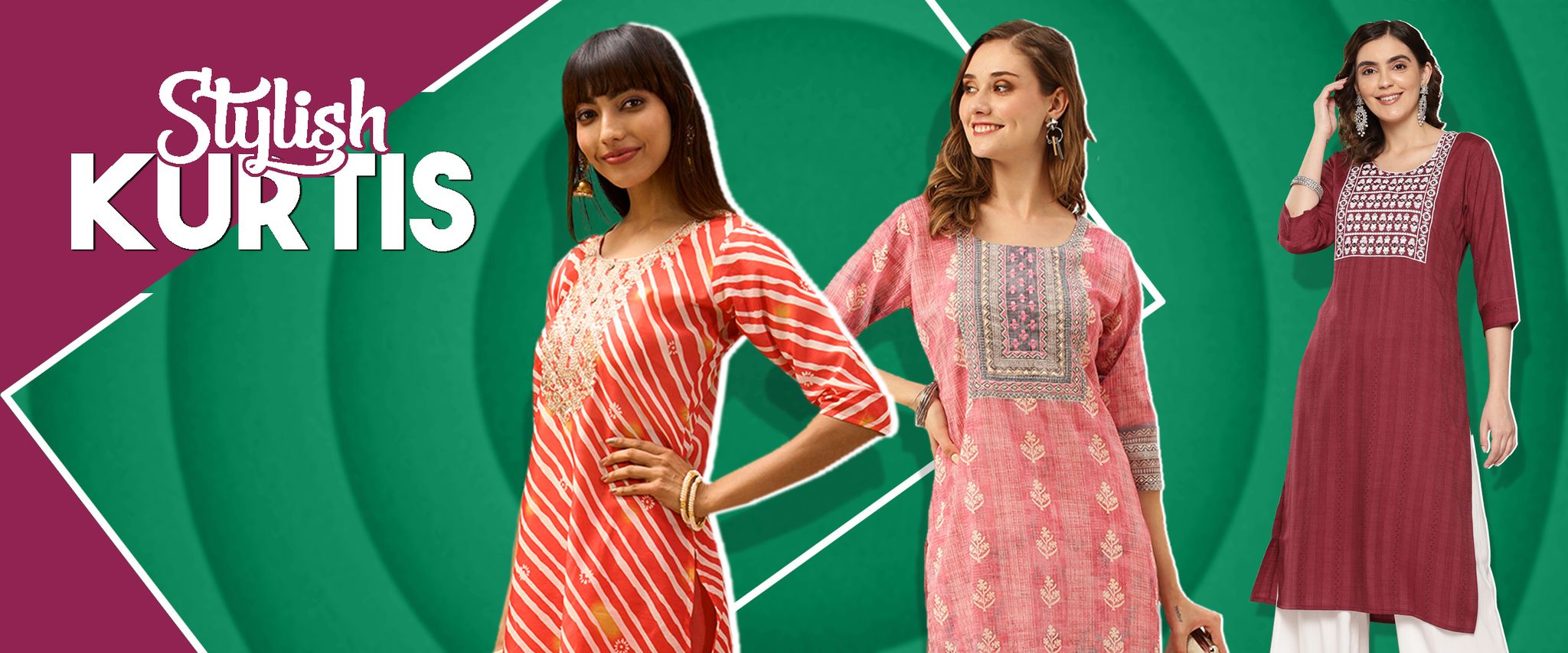 Stylish Silhouettes: Unveiling the Charm of Kurtis for Women!