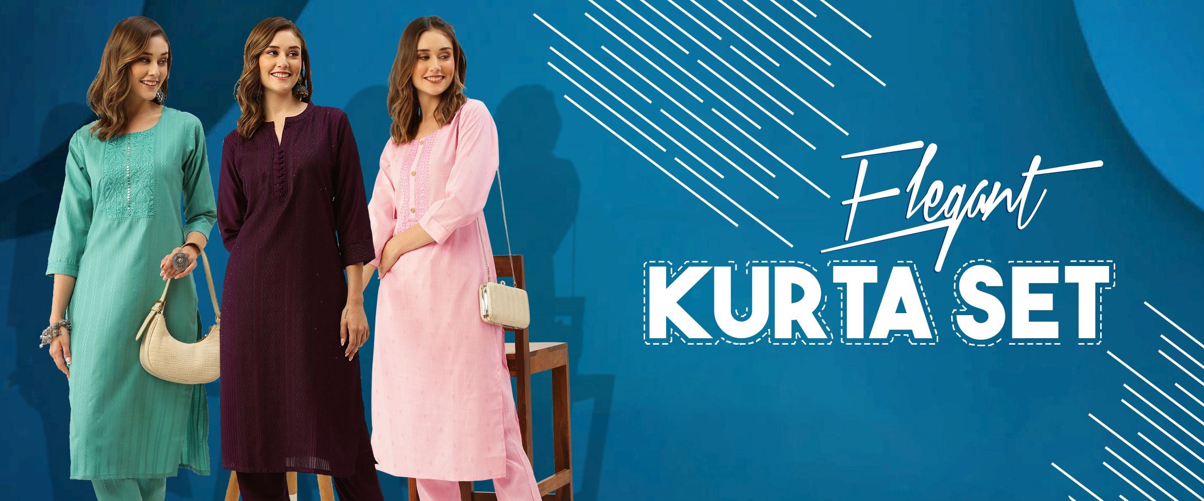 Ethnic Wear Kurta Set: Coordinate Set For Women