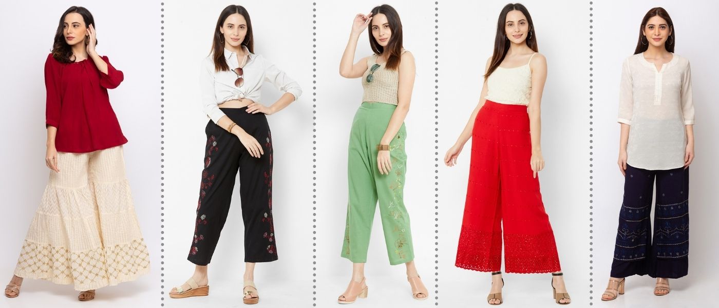 Different Types of Palazzo Pants for Women