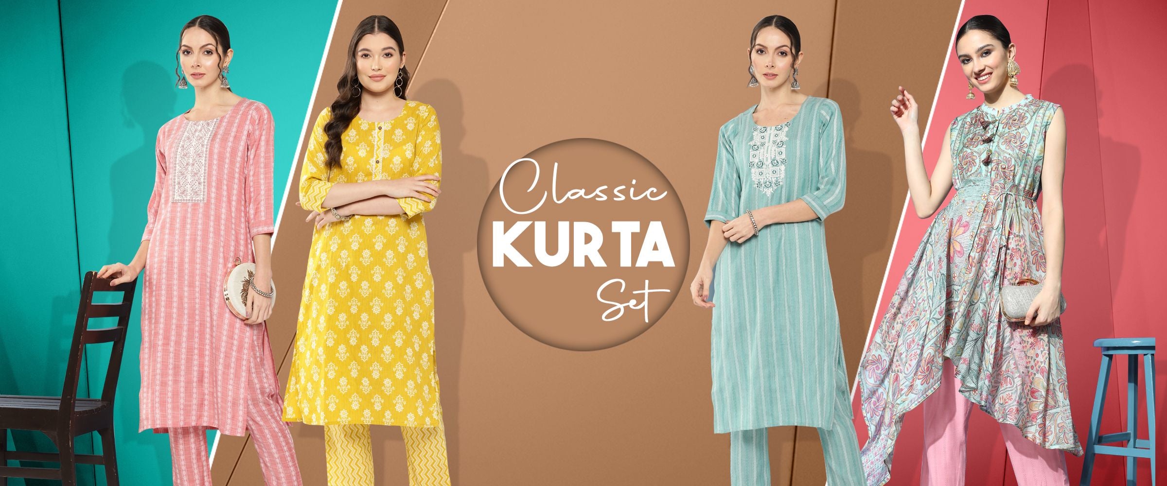 Kurta Set for women With Dupatta Indian Party Wear Kurti Palazzo Set Dress  Tunic Top (Blue-1, Small, s) at Amazon Women's Clothing store