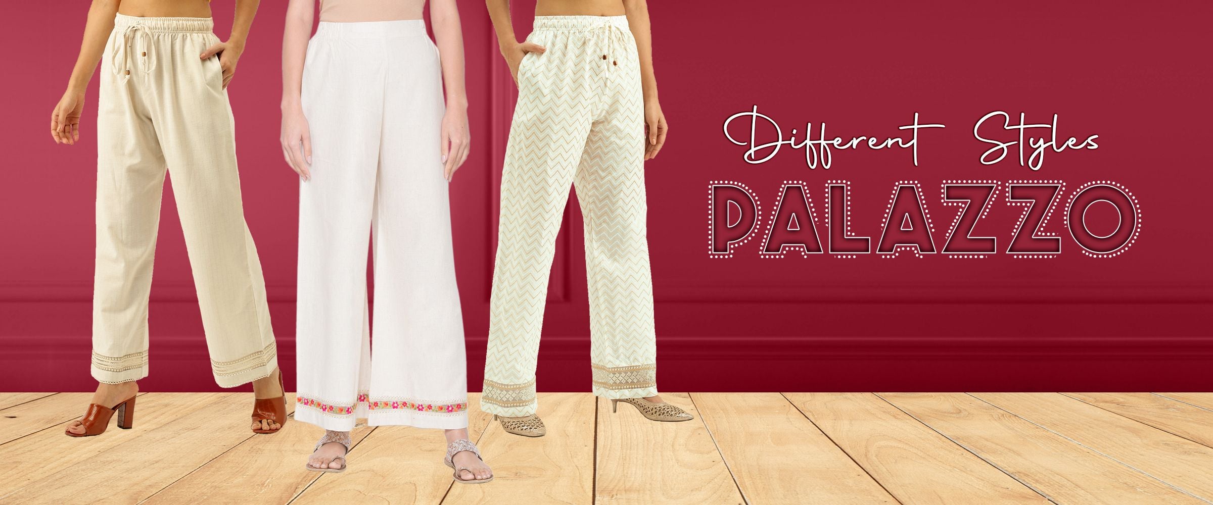 Buy Trendy Palazzo Pants For Women Online | LBB