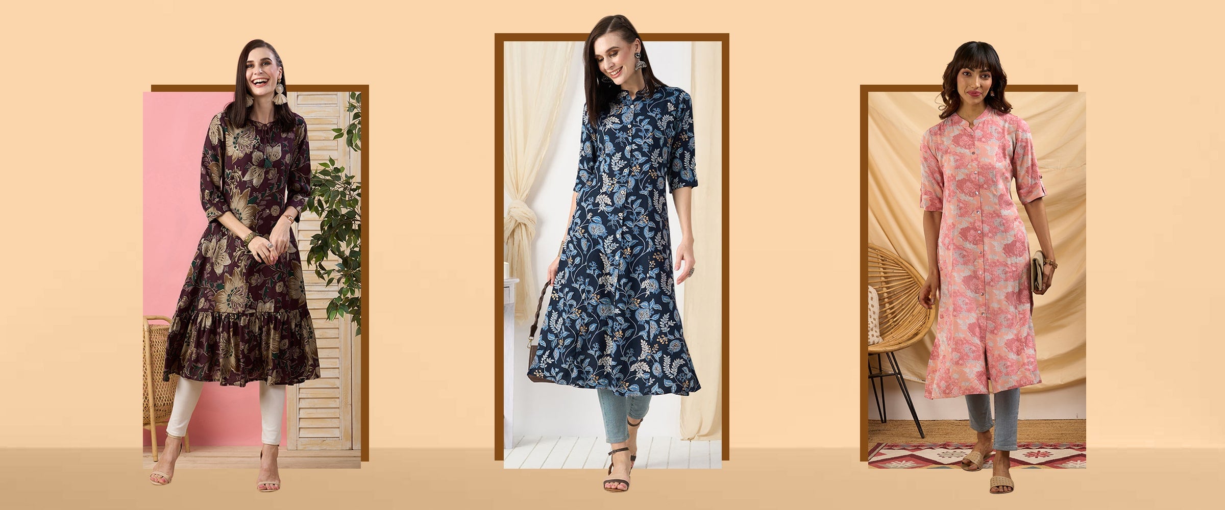 The 15 Best Floral Print Kurtis That'll Make You Look Like a Princess - To  Near Me