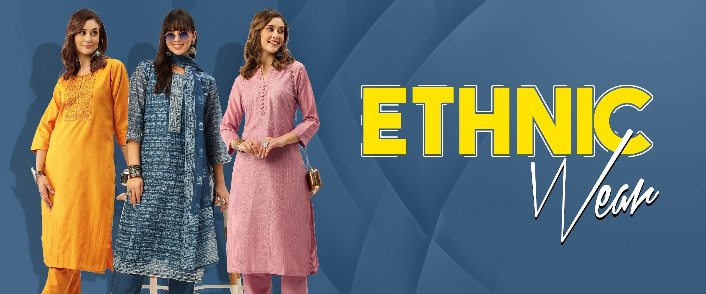 Shop Ethnic Dress for Women | 50% Off Ethnic Party Wear Dresses