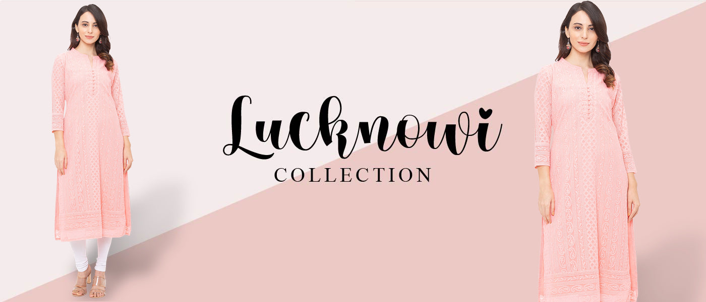 lucknowi dress designs Lucknowi embroidery dress Clothsvilla