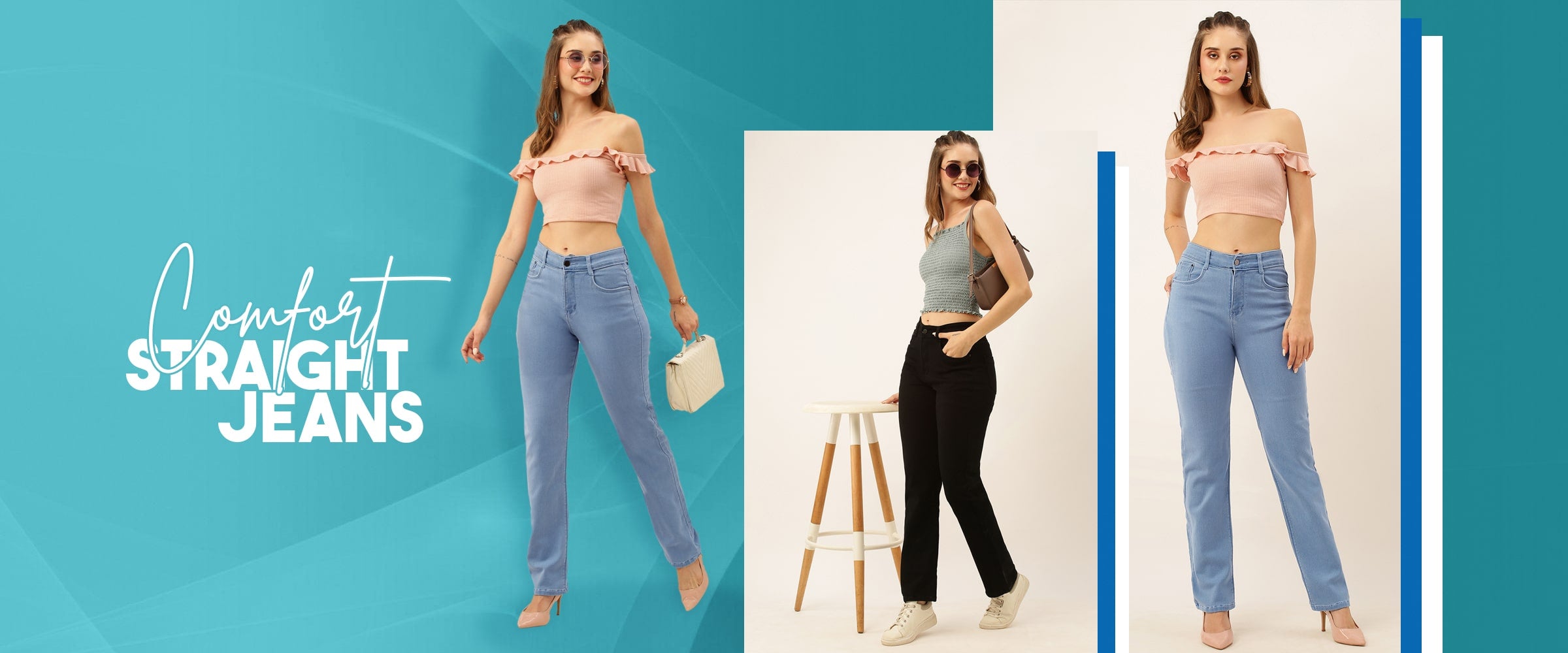 Summer Chic: Staying Cool and Stylish in High-Waisted Jeans for Women