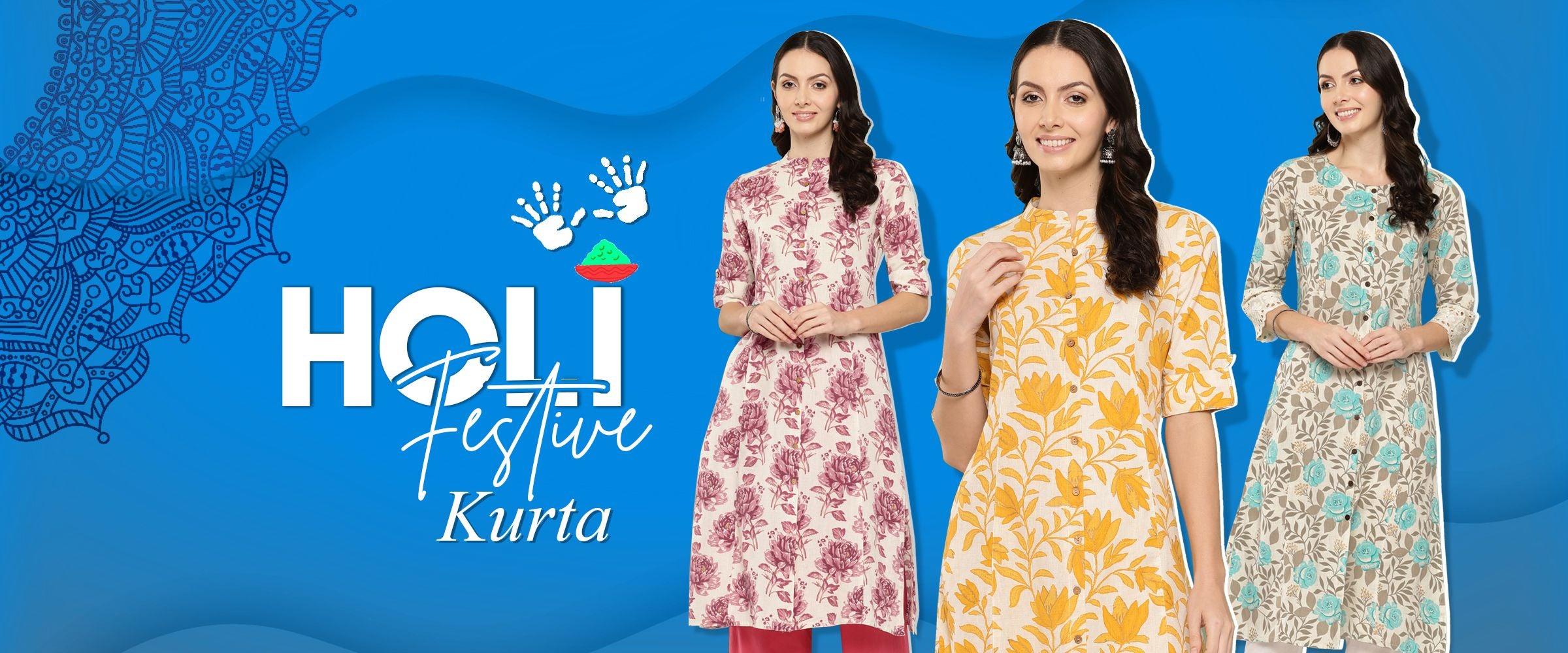 Holi Color Palette: Choosing Outfits that Complement the Festival Hues Holi Color Palette: Choosing Outfits that Complement the Festival Hues