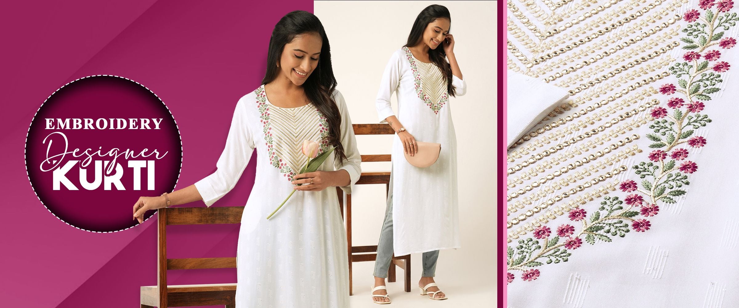 Make a Style Statement with Zola's Women's Kurti for Weekend Getaways