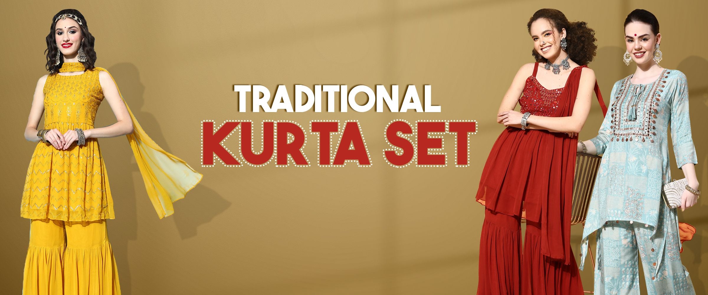 Beautiful Kurta Plazo Set With Dupatta Online