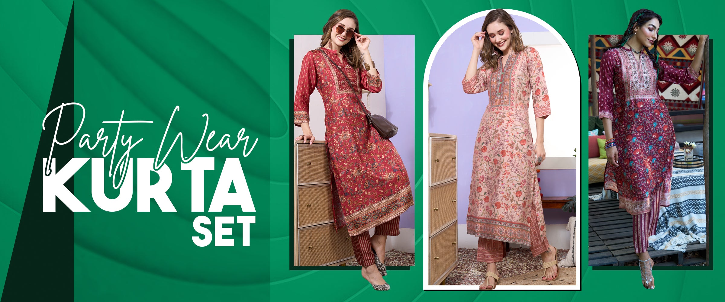 This Summer, Revamp your Style Quotient with Zola's Kurta Set for Women