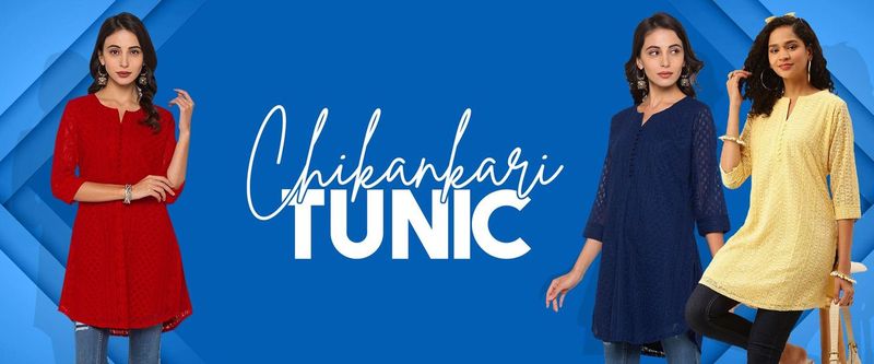Chikankari Tunics: Elevate Your Style with Timeless Elegance
