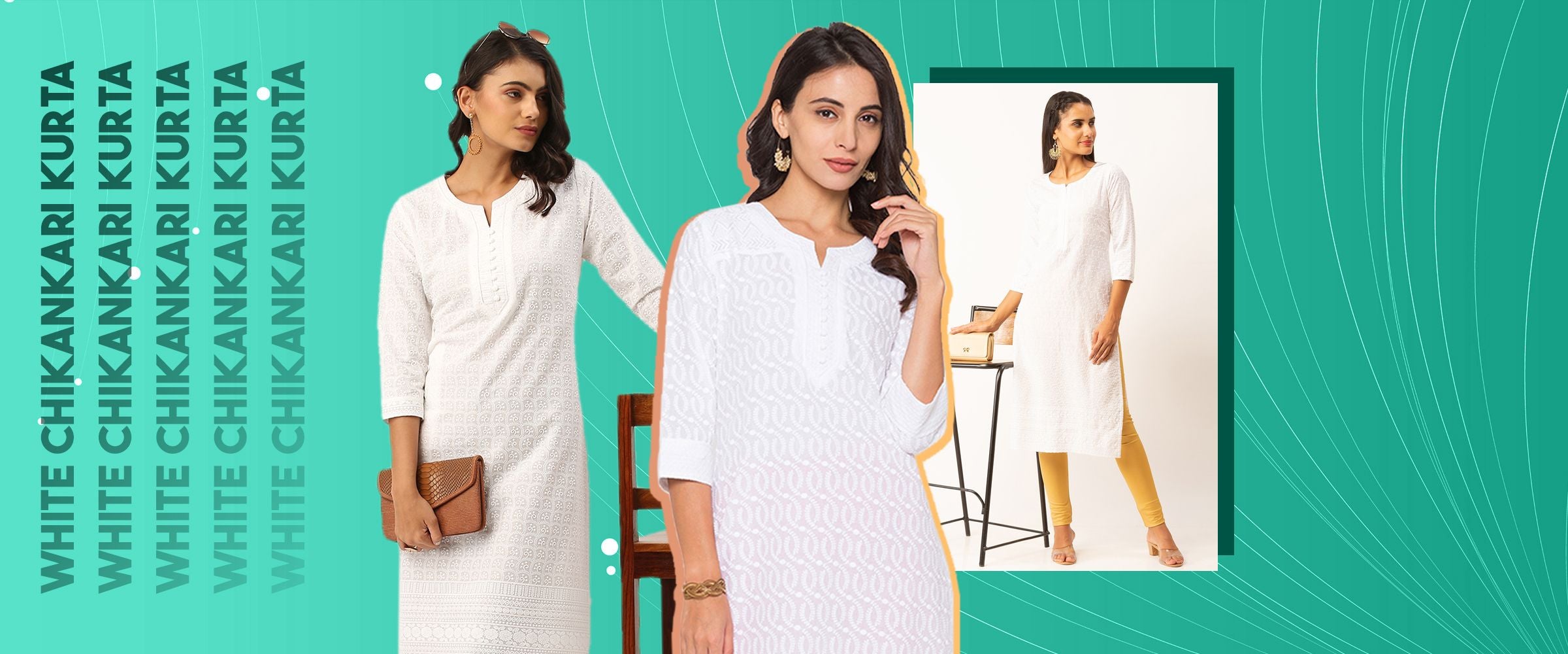 Elegance Redefined: The Enchanting World of White Embroidery Kurtis at Zola Fashions