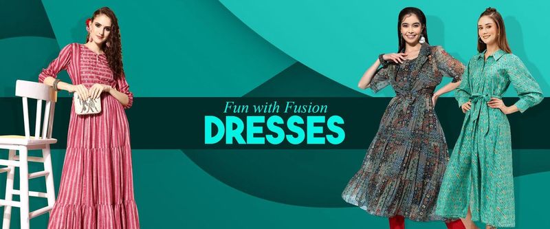 Elevate Your Style with Indo-Western Fusion Dresses Online