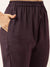 Wine Solid Pant with pocket for kurta set