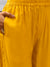 Yellow Kurta Pant set with Pocket For Women