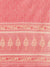 Round Neck Cotton Ethnic Print Pink Kurta Set For Women with Dupatta