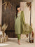 Green Cotton Suit Set with dupatta for women