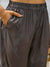 Grey Solid Pant With Pocket Kurta Set