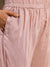 Light pink plain pant with pocket for suit set