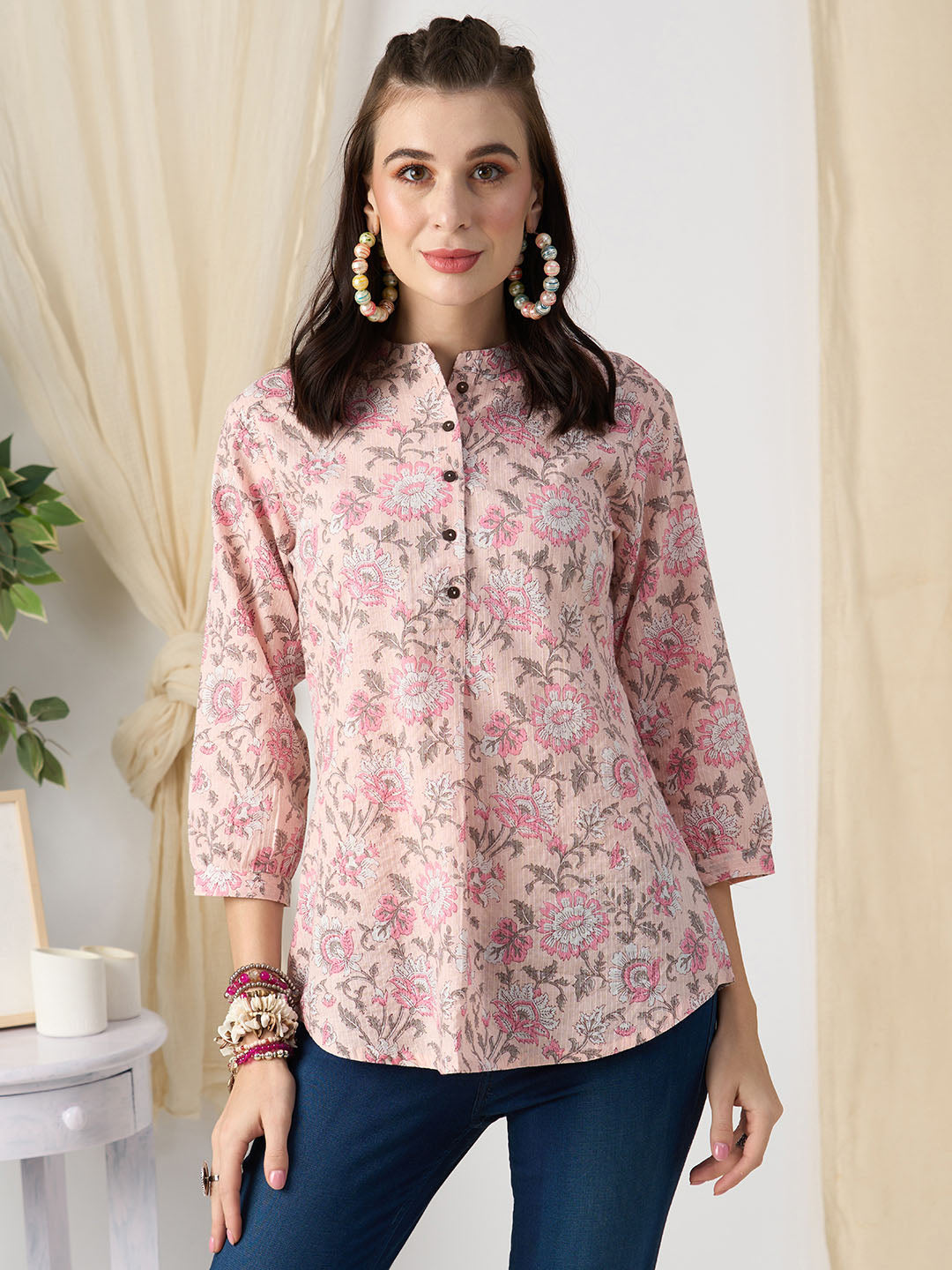 Kalamkari Print A-line Tunics