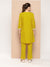 Zola Rayon Mustard Straight Co-Ord set For Women Zola