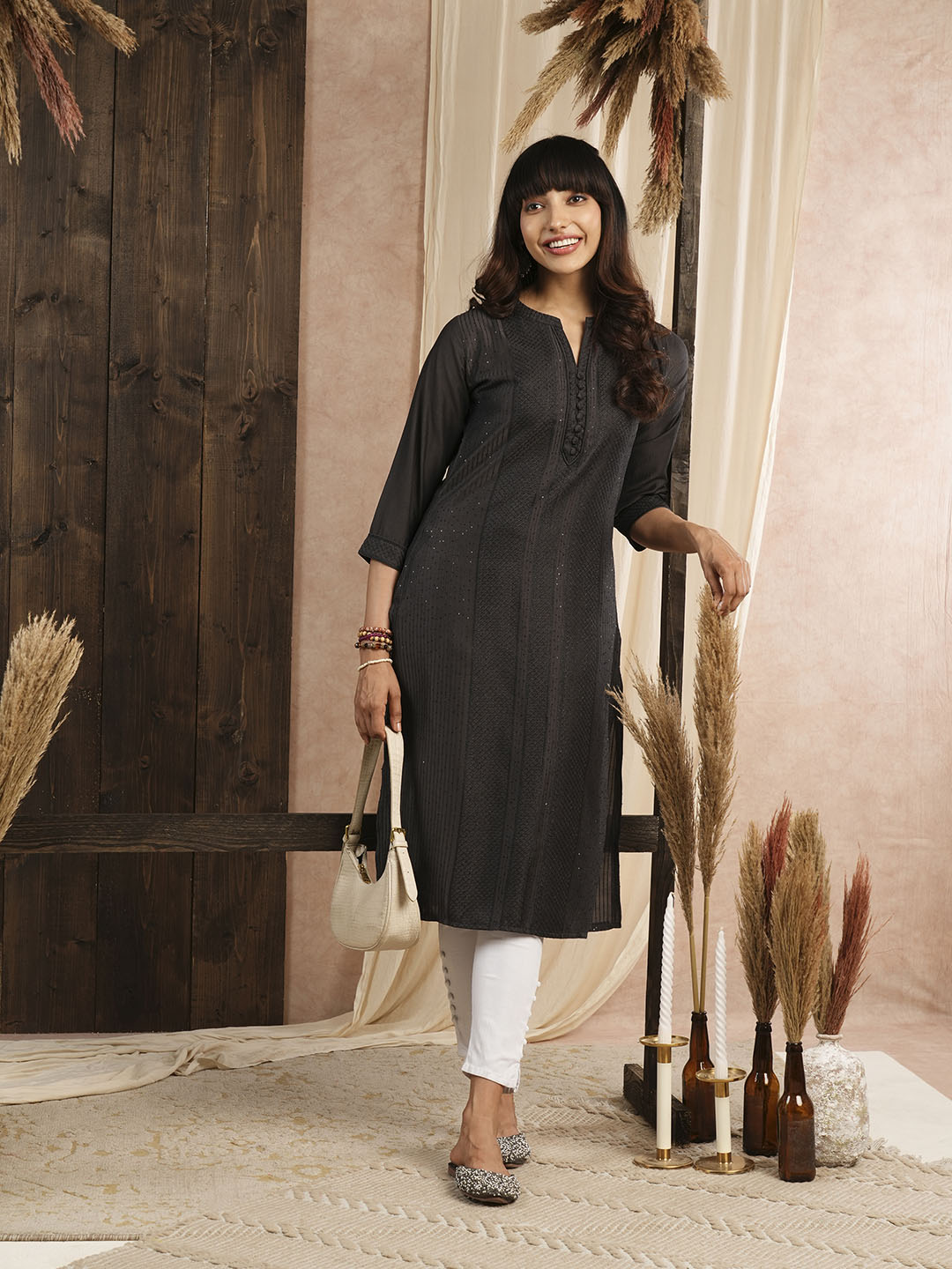 Chanderi Silk Kurta for Women