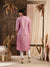 Pink Chanderi Silk Kurta for Women Online