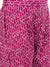 ZOLA Exclusive Collar Neck Muslin Floral Batik Print Purple Flared Purple Co-Ord Set For Women