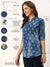Dx Blue Color Straight Tunic For Women