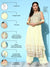 ZOLA Lemon Georgette Round Neck Sleeveless Ethnic Wear Kurta Set With Dupatta for Women