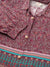 Maroon muslin floral tunics for women