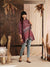 Maroon floral tunics for women