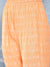 Round Neck Rayon Geometric Yarn Dyed Fabric Floral Embroidery Orange Straight Kurta Set For Women - ZOLA