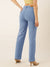 ZOLA Exclusive Denim Clean Look Clean Look Stretchable Ice Blue Flared Jeans For Women