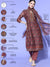 Brown Chanderi Silk  Ethnic Wear Kurta Set With Dupatta