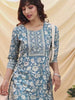 Cotton Blue Colour Kurta for women