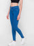 Denim Stone Blue Solid Ankle Length Basic Jeans