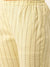 ZOLA Exclusive Round Neck Rayon All Over Yarn Dyed Stips With Embroidery PistaGreen Straight Kurta Set For Women