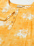 Block Print Yellow Rayon Tunic For Women