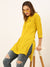 Rayon Solid Mustard Tunic For Women