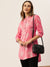 Floral Print Pink Tunic For Women