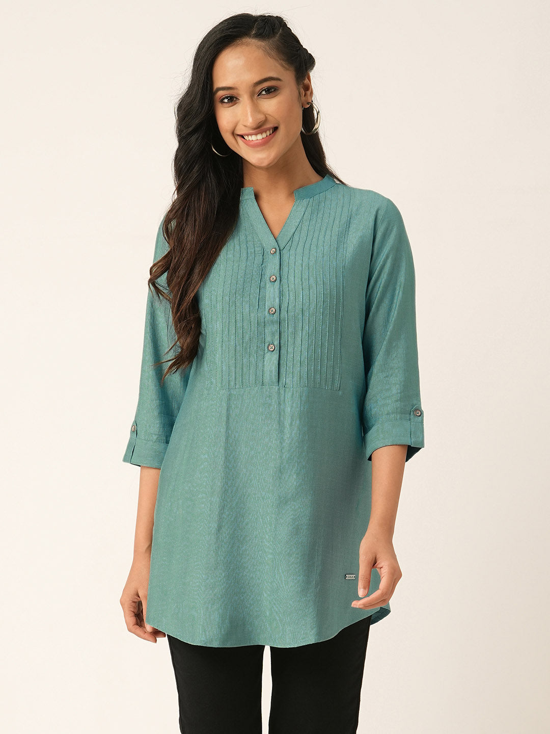 Green tunic for women