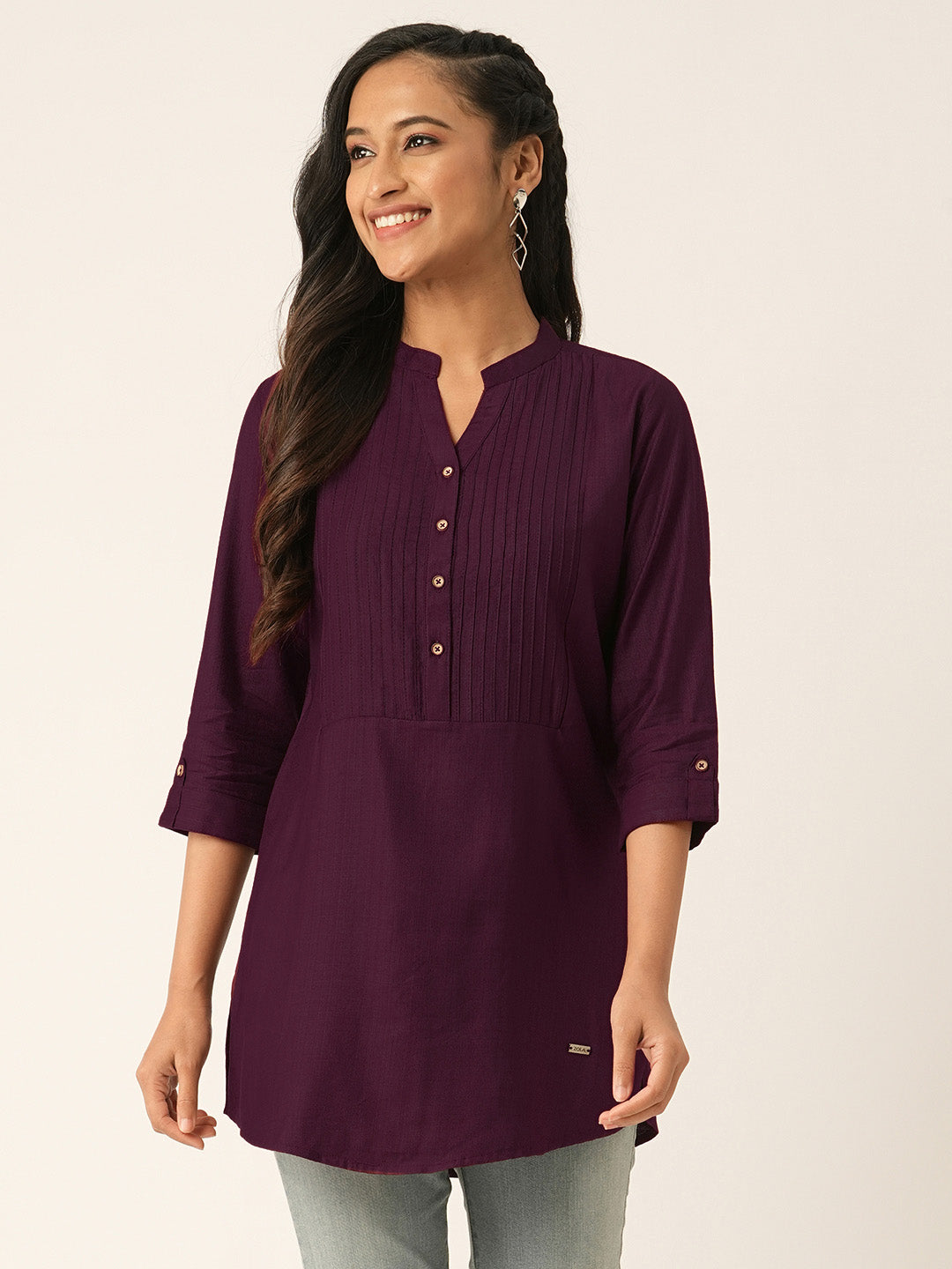 Wine tunic for women