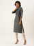 Solid Grey Ethnic Wear Kurti For Women