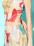 ZOLA Exclusive Round Neck Muslin All over Abstract Print Multi Straight Co-Ord Set For Women