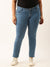 ZOLA Stone Blue High Rise Full Length Denim Jeans for Women