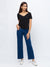 ZOLA Dx Blue Straight Ankle Length Denim Jeans for Women