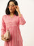 Pink Flared Tunic For Women