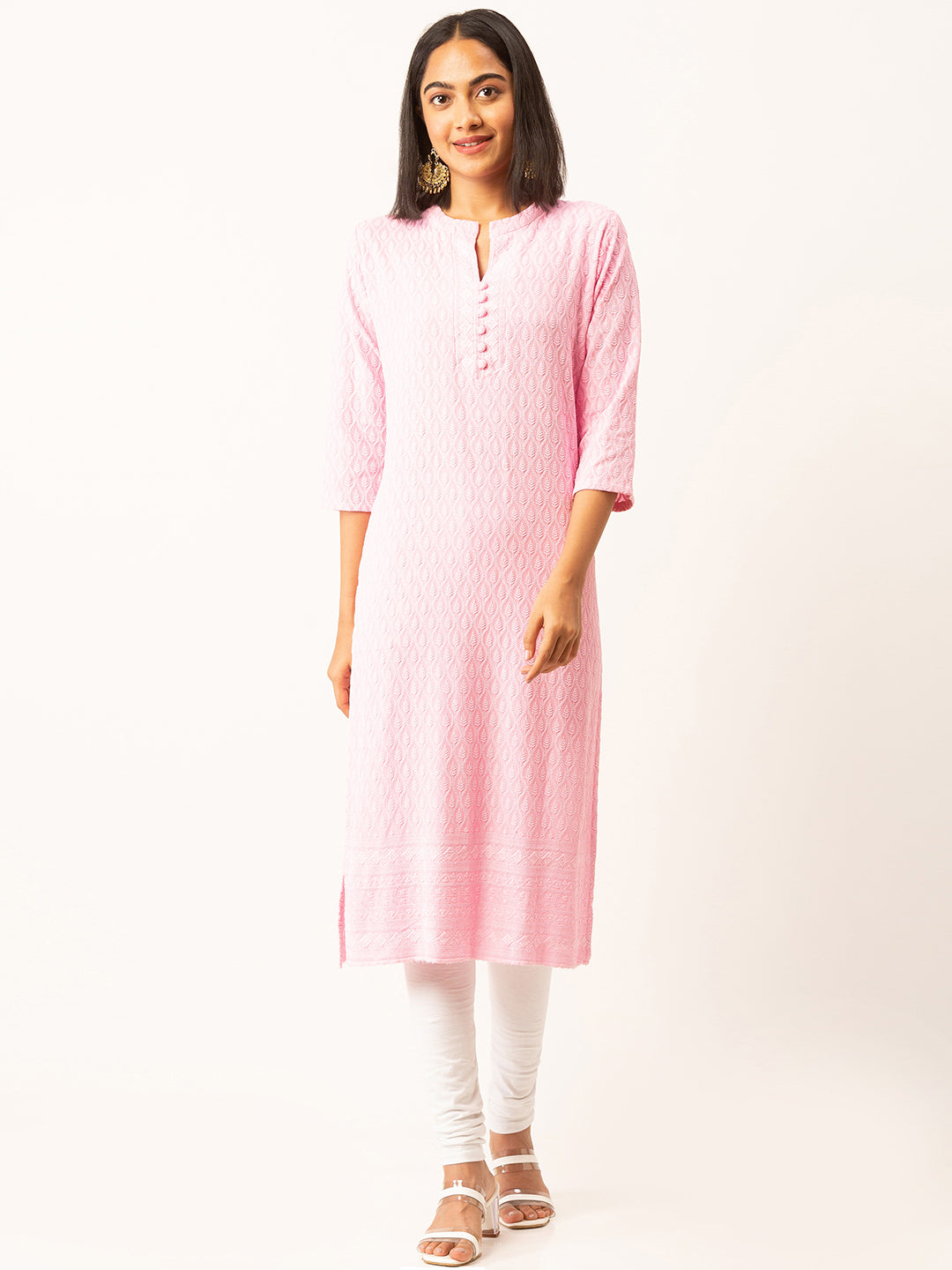 Outlook 105007 Outluk Vol-105 Pink Full Stiched Cotton Kurta Pajama