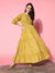 Mustard Ethnic Wear Dress for Women